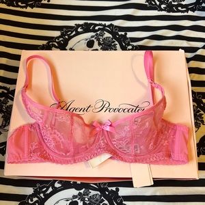 Agent Provocateur Hot pink Bra